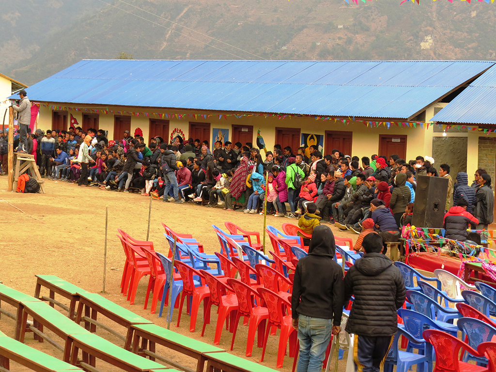 Jubilé d'Or, école secondaire de Basa, 2019 - © Yadav Kumar Rai