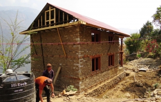 La maison est presque terminée (mars 2017)