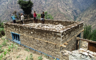 Second safety or seismic band in place