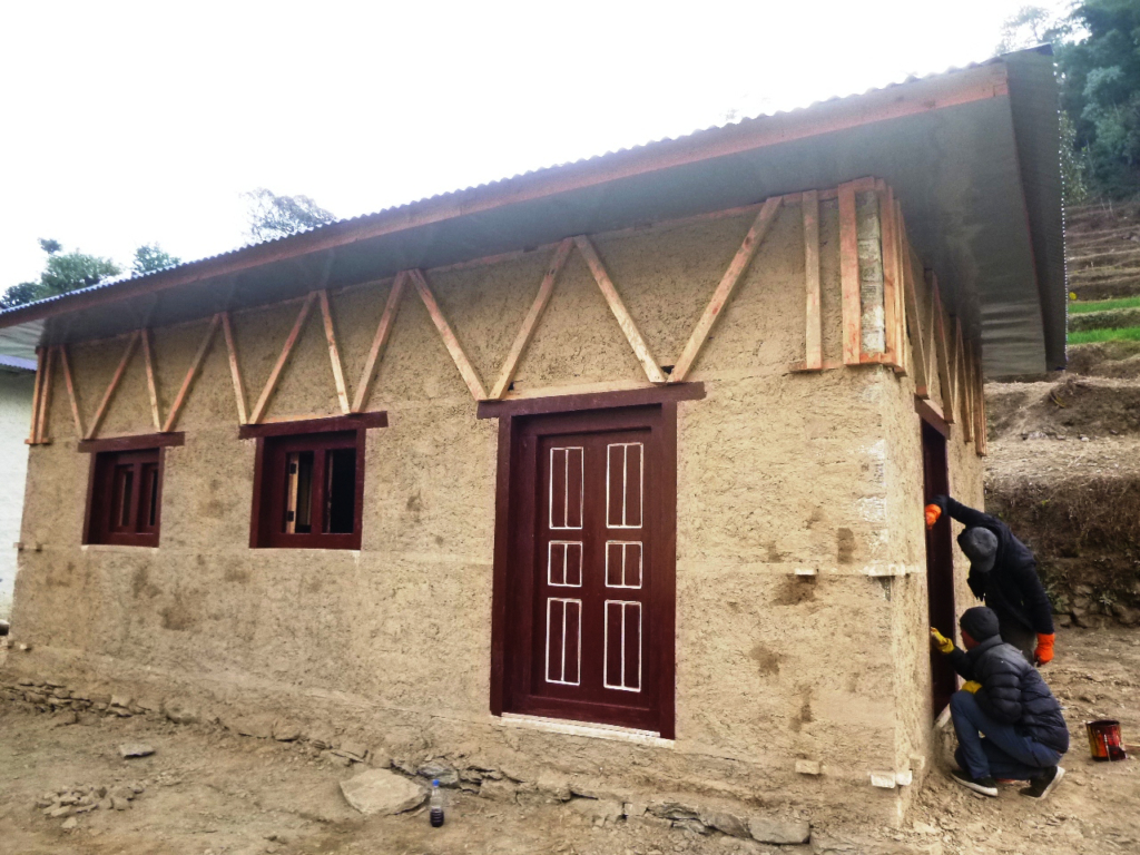 La maison de la famille Ramesh Rai.